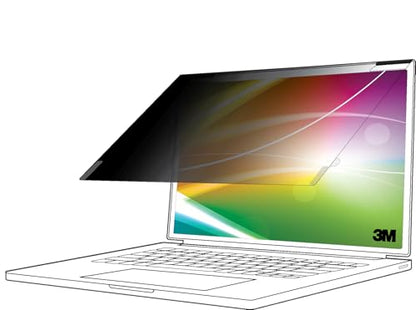 3M Bright Screen Privacy Filter for 13.3" Full Screen Laptop | 16:9 aspect ratio