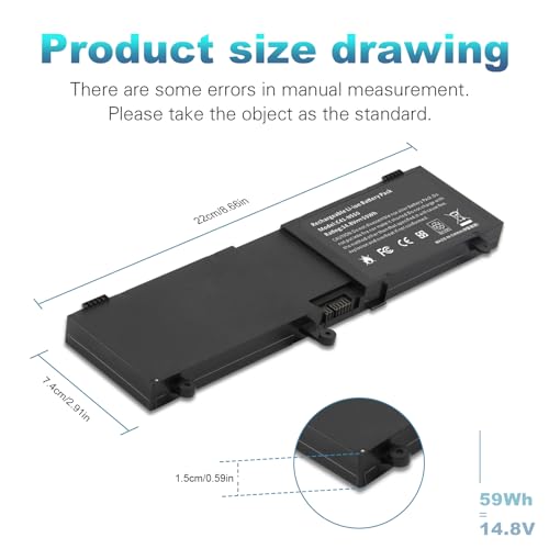 TREE.NB C41-N550 Battery Replacement for ASUS ASUS N550 N550JA N550JV N550J N550X47JV N550X47JV-SL N550JK Q550L Q550LF G550 G550J G550JK ROG G550 ROG G550J ROG G550JK - size: ‎C41-N550