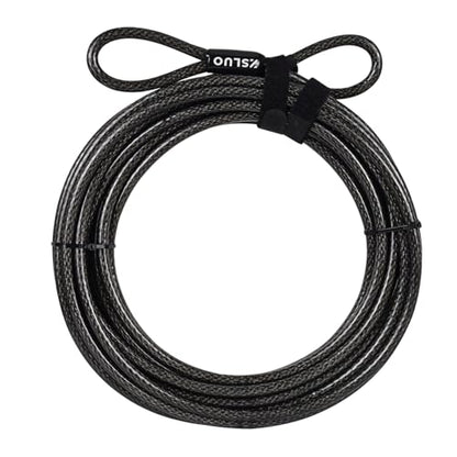 40ft x 3/8" Heavy Duty Cut-Proof Security Cable, Outdoor Equipment - size: 40ft