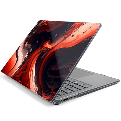 Batianda Case for 15 inch Microsoft Surface Laptop 8 2026 for Business & Surface Laptop 7th Edition 2024, Creative Pattern Durable Scratch-Resistant Hardshell 4-in-1 Accessories Bundle, Blazing - color: Blazing
