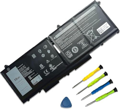 58Wh 07KRV Laptop Battery for ell Latitude 5430 5530 Precision 3570 | 4Cell 15.2V 3625mAh; Battery Replacement for Dell P104F P104F005 P137G P137G004; H4PVC Y86WG 08WRCR 078FWY 4FVJG O7KRV - size: 12.20*4.41*1.26 inches 07KRV