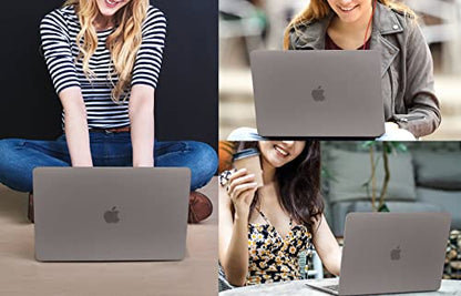 CISSOOK Compatible with MacBook Pro 13 Inch Case Gray 2025-2016 Release | 4in1 Set Plastic Hard Shell Case with Keyboard Cover for Pro 13" A2338 M2 M1 A2251 A2289 A1706, Matte Gray - color: Matte Gray