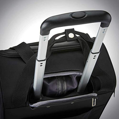 Samsonite Underseat Carry-On Spinner With USB Port, Jet Black, One Size - color: Jet Black