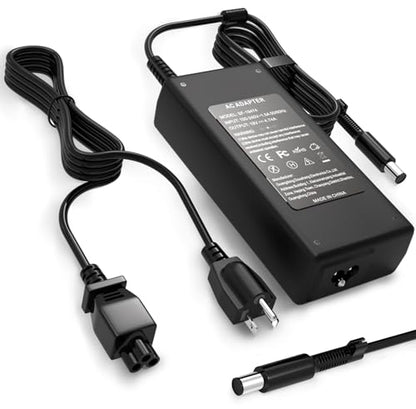 90W 65W Power Cord for HP Pavilion All-in-One Desktop 22 24 27 Computer | For HP 22-DD 24-CR 24-DP 24-DF 27-CR Series (22-DD0224 24-CR0042 27-CR0082), Pavilion 22/24/27 AIO, 7.4x5.0mm plug