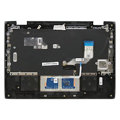 Laptop Palmrest Upper Case with US Keyboard and Touchpad Assembly (with WFC Hole) Replacement for Lenovo Chromebook 11 300e 2nd Gen AST 82CE 5CB0Z21553 - color: 82CE Upper Case Assembly