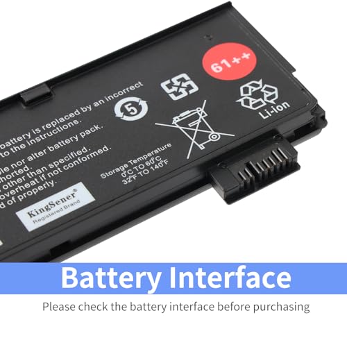 01AV427 72Wh Laptop Battery for T470 T480 11.52V | 6-cell for ThinkPad P51S P52S T570 T580 fits A485 A475 TP25, 01AV427b 01AV425 01AV422 01AV423 01AV428 01AV490 01AV492