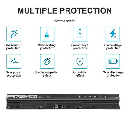 M5Y1K Laptop Battery for Dell Inspiron 14 15 17 5000 3000 Series 5559 5558 3551 3451 3558 i3558 3567 5755 5756 5458 5759 5758 5759 GXVJ3 453-BBBQ WKRJ2 VN3N0 HD4J0 991XP P63F P47F P64 [40Wh 14.8v]] - size: M5Y1K 12.13 2.36 1.57in