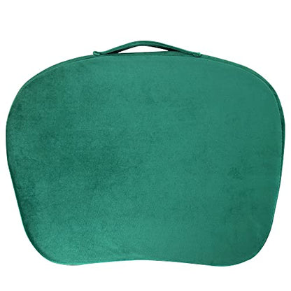 Lap Laptop Desk - Portable Laptop Accessory with Pillow Cushion, Fits up to 15.6 inch Laptop, Media Slot, Micro-bead Cushion - color: 1-green Flower