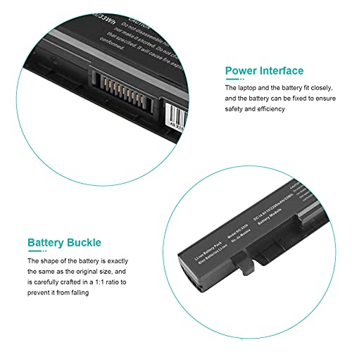 Fancy Buying X550 A41-X550A Laptop Battery for ASUS A41-X550 A450 P550 F550 K550 A550 F552 K450 P450 P550 R409 R510 X452 R510 X450 X550V A450C X550C X550A X550B X550D Y481C Y581C - size: 10.13*1.36*0.87inch