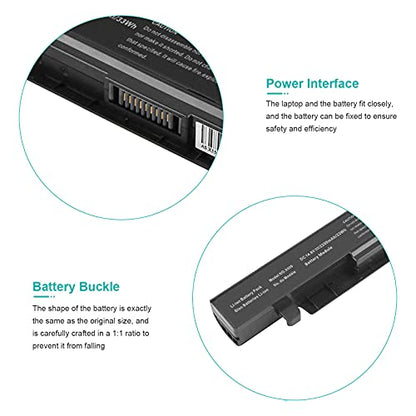 Fancy Buying X550 A41-X550A Laptop Battery for ASUS A41-X550 A450 P550 F550 K550 A550 F552 K450 P450 P550 R409 R510 X452 R510 X450 X550V A450C X550C X550A X550B X550D Y481C Y581C - size: 10.13*1.36*0.87inch