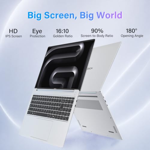 GEEKOM GeekBook M16 Laptop, 16" IPS Laptop Computer for Business & Office, 55W TDP Intel Core Ultra 9, 99.9Wh Battery, Quiet Dual-Fan Cooling, 16GB LPDDR5 RAM, 512GB SSD, 100W PD, USB4, Windows 11 Pro