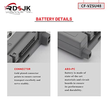 CF-VZSU48 CF-VZSU48U Battery Compatible Panasonic Toughbook CF19 CF-19 MK1 MK2 MK3 MK4 MK5 MK6 MK7 MK8 Series CFVZSU48 CF-VZSU28 CF-VZSU50 CF-VZSU50U CF-VZSU58U CF-VZSU48R 10.65V 58Wh