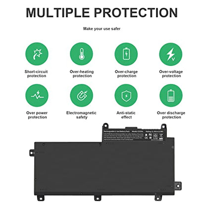 TREE.NB Spare CI03 C103XL Laptop Battery for HP ProBook 640/645/650/655 G2 Series, 640/645/650/655 G3 Series, Fit HSTNN-UB6Q HSTNN-LB6T HSTNN-PB6K 801554-001 - size: 7.2x3.7x0.55inch CI03XL