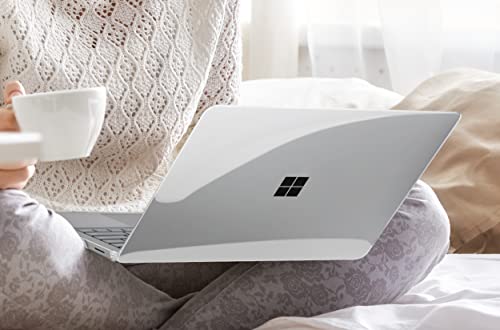 TWOLSKOO Case for 13.5" Microsoft Surface Laptop 5/4/3 with Metal Palm Rest Model 1951/1868, Protective Plastic Hard Shell & Keyboard Cover & Screen Protector & Dust Plugs, Crystal Clear