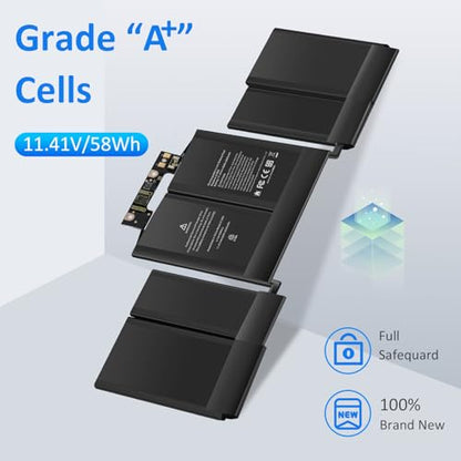 A1989 A2251 A1964 Laptop Battery for MacBook Pro 13 Inch A1989 (Mid 2018, 2019) & A2251 (2020), A1964 BTO/CTO MR9Q2LL/A MR9R2LL/A MR9T2LL/A MR9V2LL/A MV962LL/A MV9A2LL/A MV962LL/A MV972LL/A - size: 9.92*3.31*0.28inch A1964