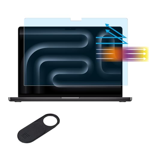Anti Blue Light Anti Glare Screen Protector for MacBook Pro 14 inch (2026-2021,M5, M4, M3, M2,M1 Pro/Max Chip) New MacBook Pro 14.2 Inch, Eyes Protection Filter Reduces Eye Strain - size: MacBook Pro 14