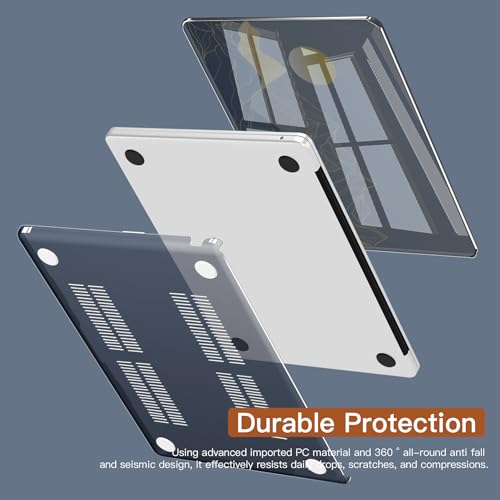 CISSOOK Compatible with MacBook Air 13.6 inch Case A3449 A3240 A3113 A2681 | 2026 2025 2024 2023 2022, 5in1 Set Hard Shell Case Keyboard Cover for MacBook Air 13 inch M2 M3 M4 M5, Mountain Sunshine - color: Air13.6inch-Mountain & Raised Sun