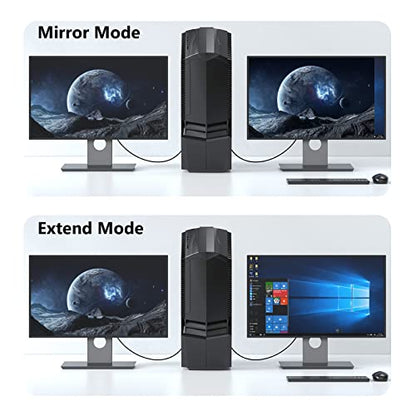 DisplayPort to VGA Cable 6ft, Display Port DP to VGA 1080P@60Hz Adapter Converter Male to Male Braided Cord for Desktop Laptop Graphics Card to Monitor - style: 6 Feet