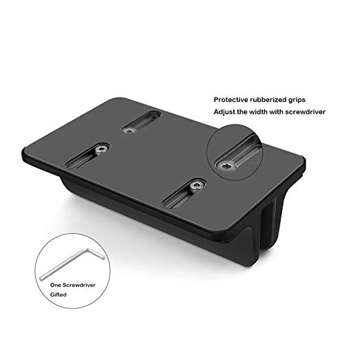 Laptop Stand,Vertical Desktop Holder with Adjustable Dock Size,Laptops Holder Compatible with All Notebooks, MacBook,Surface,Dell,Gaming,iPad (Black)
