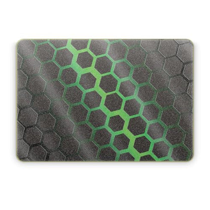 Glossy Glitter Laptop Skin Compatible with Apple MacBook Neo - Green Hex - Premium 3M Vinyl Protective Wrap Decal Cover - Easy to Apply | Crafted in the USA by MightySkins - color: Green Hex, size: MacBook Neo Full Cover Skin, style: Glossy Glitter Finish