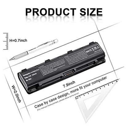 TSKYBEAR PA5024U-1BRS Battery Compatible with Toshiba Satellite C55 C55-A C55T C55DT C55D C855 C855D L855 L875 P855 P875 S855 S875 Series Battery PA5109U-1BRS PA5026U-1BRS PABAS272 - size: PA5024U-1BRS