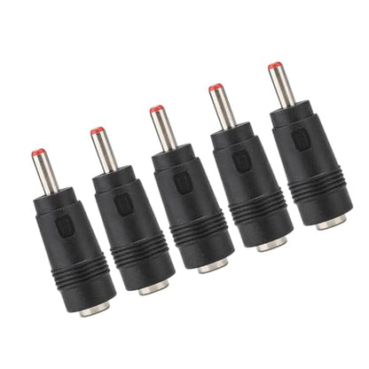 5PCS DC Power Adapter Connector 5.5x2.1mm Female to 3.5x1.35mm Male Plug Converter with Compact Design for Routers LED Strips CCTV Cameras