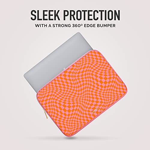 Vandel Slim MacBook Pro 14 inch Laptop Sleeve, Neoprene 14 Inch Apple MacBook Laptop Case Sleeve, Dell, HP Cover, Protective Asus, HP, Dell XPS Case, Computer Cover, Mac M1, M2, M3 Pouch - color: b. Pink Checker, size: 14 Inch