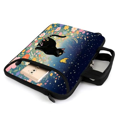 AMARY 17" Laptop Shoulder Bag Carrying Case Adjustable shoulder straps, comfortable handle, front pocket for storing mouse (Cat-1) - color: Cat-1