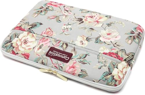 Laptop Sleeve Case Bag Cover with Pocket for MacBook Pro 16 and 16 inch HP Lenovo Dell ASUS Acer Notebook Computer (Grey Rose) - color: Grey Rose, size: 16 inch