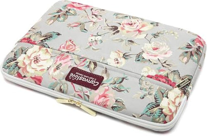 Laptop Sleeve Case Bag Cover with Pocket for MacBook Pro 16 and 16 inch HP Lenovo Dell ASUS Acer Notebook Computer (Grey Rose) - color: Grey Rose, size: 16 inch