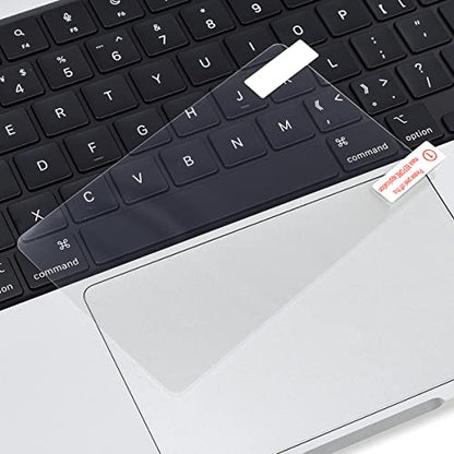 2 Pack MacBook Air 13.6 Trackpad Protector for 2025 MacBook Air 13.6 inch Model A3240 A3113 A2681 M4 M3 M2 Chip with Touch ID, Anti-Scratch Touchpad Cover - size: MacBook Air 13.6