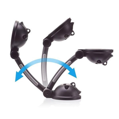 CTA Digital Strong Suction Mount Stand with Theft Deterrent Lock & Adhesive Plate and Resettable Lock Combination to Attach Tablets and Smartphones to Desks, Tables, & Walls (PAD-SMT)