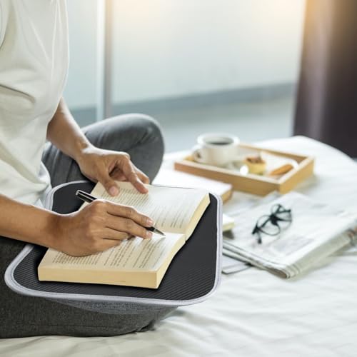 Lap Desk with Cushioned Pillow for Laptops Portable Writing Tray for Work, for Home & Travel Use Without Handle