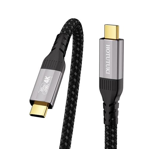 3.3FT/1m usbc to usbc Cable Compatible with Thunderbolt 4/3, 20Gbps High Speed Data Transfer, 100W PD Fast Charging, 4K@60Hz Video Monitor Display Cord,USB 3.2 gen 2 for ssd - size: 3.3FT