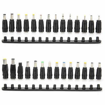 Dpofirs 28pcs DC Power Adapter Tips 5.5x2.1mm Female Universal Charging Conversion Head for Laptop ThinkPad Notebook Charging Kit