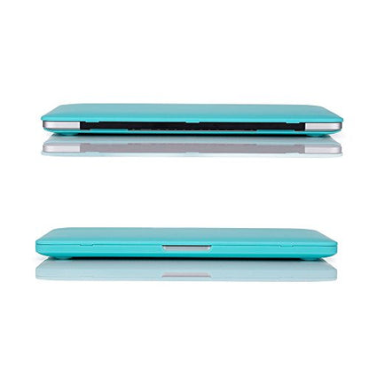 RUBAN Case For MacBook Pro 15 inch (2015-2012) Release A1398, Plastic Hard Case Shell with Keyboard Cover for Old Version MacBook Pro Retina 15 Inch, Turquoise - color: Turquoise