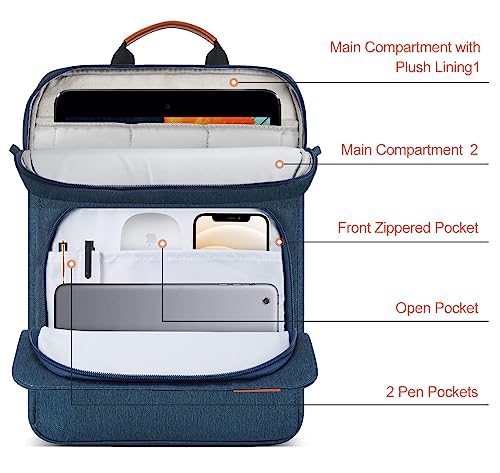 12.9-14.2 Inch Tablet Sleeve Bag for Samsung Galaxy Tab S11 S10 S9 S8 Ultra 14.6",13" iPad Air M2 M3 M4/Pro M5 M4/Pro 12.9, MacBook Air 13.6"/Pro 14.2"/Neo 13/Surface Laptop/Surface Pro 11 Case-Blue - color: Blue