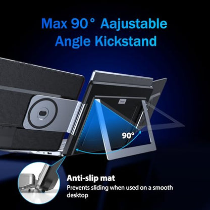 15.6" Laptop Screen Extender, Portable Triple Monitor for Laptops | FHD 1080P, USB-C/HDMI, Plug & Play, 120% sRGB, Low Blue Light, Detachable Monitor Extender for Wins/macOS 13.3"-17.3" - size: 15.6" Triple Monitor