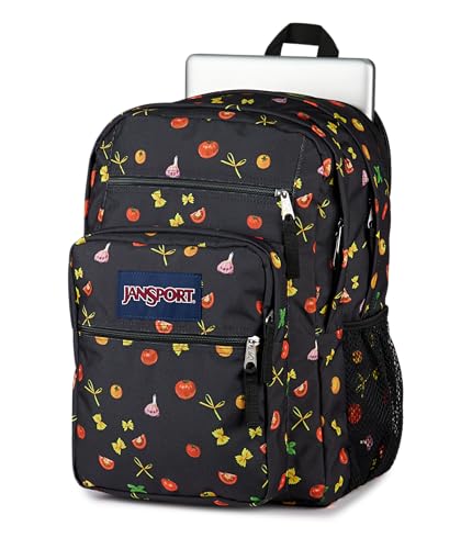 JanSport Laptop Backpack - Computer Bag with 2 Compartments, Ergonomic Shoulder Straps, 15” Laptop Sleeve, Haul Handle - Pasta Party - color: Pasta Party