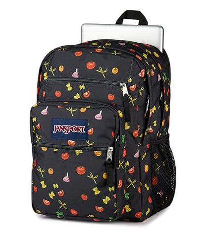 JanSport Laptop Backpack - Computer Bag with 2 Compartments, Ergonomic Shoulder Straps, 15” Laptop Sleeve, Haul Handle - Pasta Party - color: Pasta Party