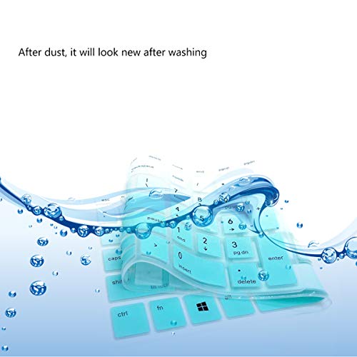 Keyboard Cover for 15.6" HP ProBook 450(G5/G6/G7) 455(G5/G6/G7) 650 (G4/G5/G7),17.3" HP ProBook 470 G5 (Not Fit HP ProBook 450/455 G9 G8 G4 G3 G2 G1, ProBook 650 G8 G3 G2 G1)-MintGreen - color: MintGreen