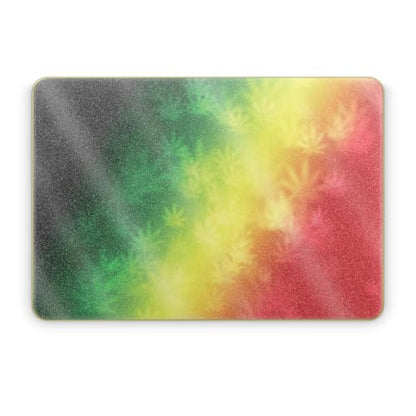 Glossy Glitter Laptop Skin Compatible with Apple MacBook Neo - Rasta Rainbow - Premium 3M Vinyl Protective Wrap Decal Cover - Easy to Apply | Crafted in the USA by MightySkins - color: Rasta Rainbow, size: MacBook Neo Full Cover Skin, style: Glossy Glitte