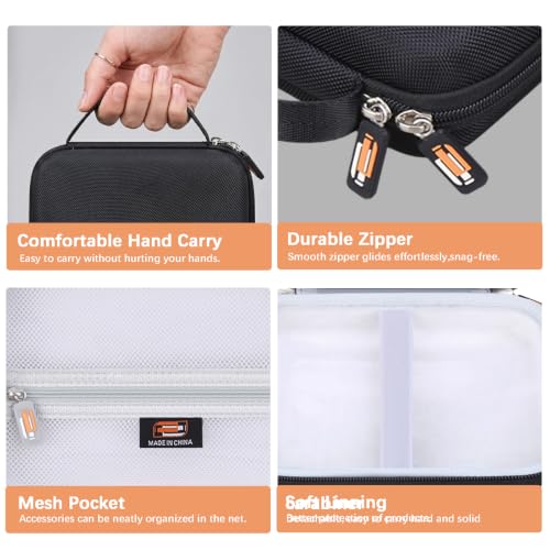 Legestori Hard EVA Carry Case for Bluetooth Number Pad | Compatible with Lekvey/iClever/Nulea/JOYEKY, Water-Resistance, Wireless Number Pad Protective Storage, Case Only