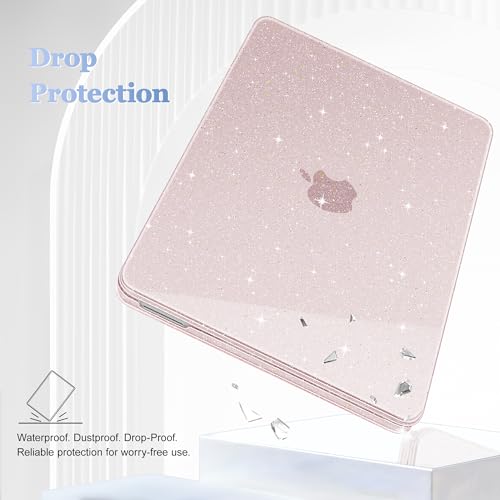 Tuiklol for MacBook Neo 13 Inch 2026 A3404 with A18 Pro Chip, Model A3404 Anti-Scratch Anti-Drop Slim Hard PC Shell Case with Shockproof Protective MacBook Neo Laptop Cover,Sparkly-Sakura Pink - color: Sparkly-Sakura Pink