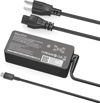 Dzytnsy 65W USB C Charger Compatible with Lenovo Thinkpad/Yoga/Chromebook Laptop Computer 65W 45W USB C Fast Power Adapter