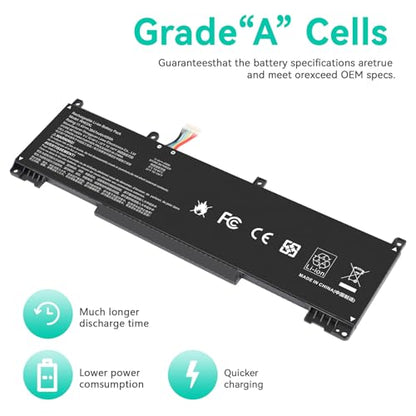 TREE.NB 45Wh RH03XL Battery for HP ProBook 430 440 445 450 630 640 650 G8 Series HSTNN-IB9Q HSTNN-OB1T HSTNN-DB0B HSTNN-UB7X M01524-2B1 M01524-AC1 M01524-1D1 M02027-005 - size: 9.8x2.99x0.24inch RH03XL