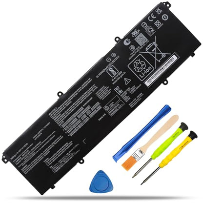C31N2201 Laptop Battery Replacement for ASUS Vivobook 15 X1504VA X1504ZA Go 15 E1504FA E1504GA 14 OLED X1405VA 16 OLED M1605YA X1605EA X1605PA X1605ZA 14X OLED X1403VA 15X OLED M3504YA 11.55V - size: 10.61*2.82*0.19inch C31N2201