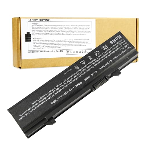 Fancy Buying Laptop Battery for Dell Latitude E5400 E5410 E5500 E5510 KM742 KM769 RM656 T749D - size: 7.28*2.72*0.94inch E5400