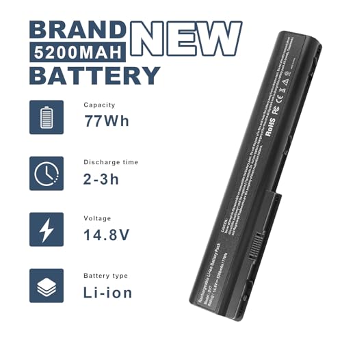 Fancy Buying New 8Cells Laptop Battery fits HP HDX18 HDX18t HP Pavilion dv7t dv7z dv8 HSTNN-OB75 HSTNN-OB74 HSTNN-IB74 HSTNN-IB75 464059-3XX 464059-141 KS525AA, HP Pavilion dv7-... Series - size: 8 Cell