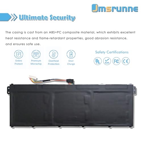 50.29Wh AP18C8K Battery Replacement for Acer Chromebook 314 C933 Aspire 5 A515-56 A514-54G A514-54 Series Swift 3 SF314-57 SF314-42 TravelMate B1 B118-M P2 TMP215 Series 11.52V